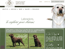 Tablet Screenshot of danikklabradors.com